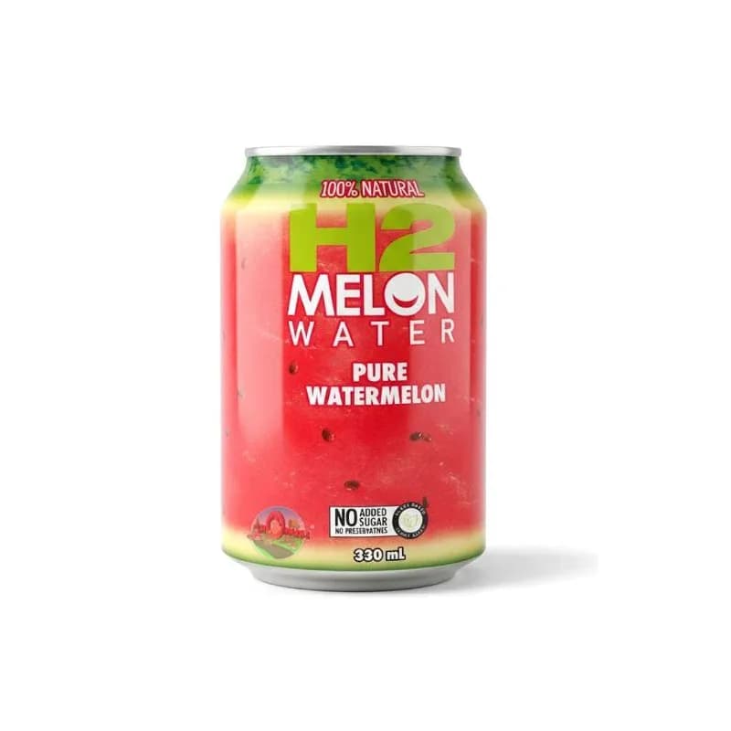 H2 Melon Water / Watermelon 330 ml can