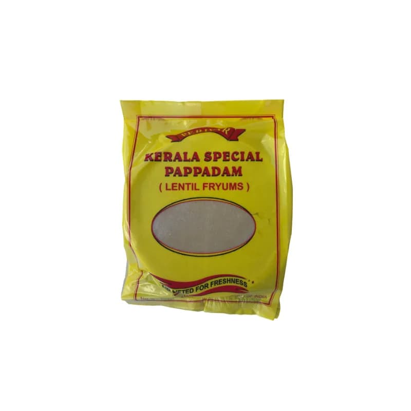 Pappadam / Lentil Fryums ( Periyar) 200 g
