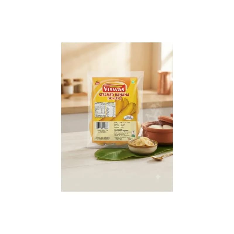 Steamed Banana (Skinless) (Viswas) 500 g