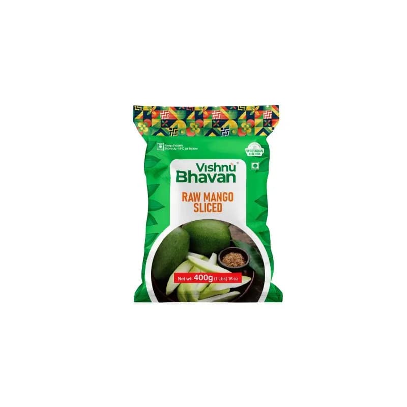 Cut Mango Green / Raw Mango Sliced (Vishnu Bhavan) 400g