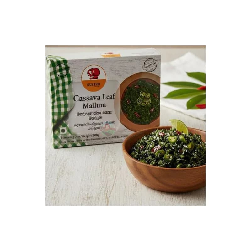 Frozen Cassava Leaf Mallum (Susiko) 200 G