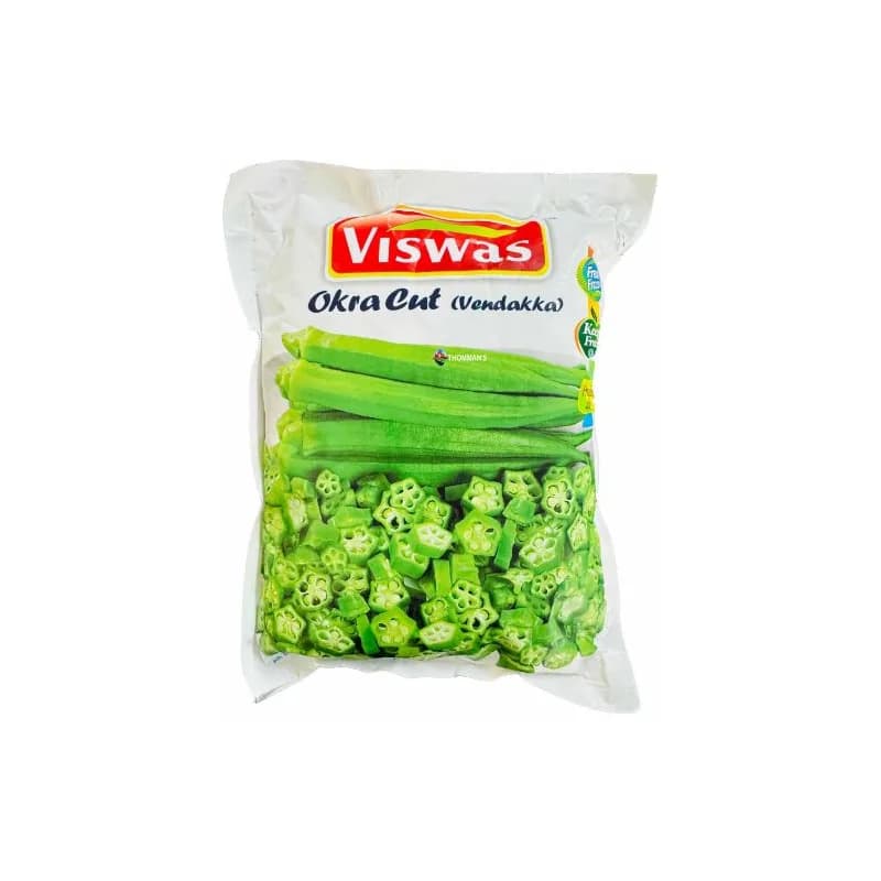 Okra Cut / Vendakka (Viswas) 400 g