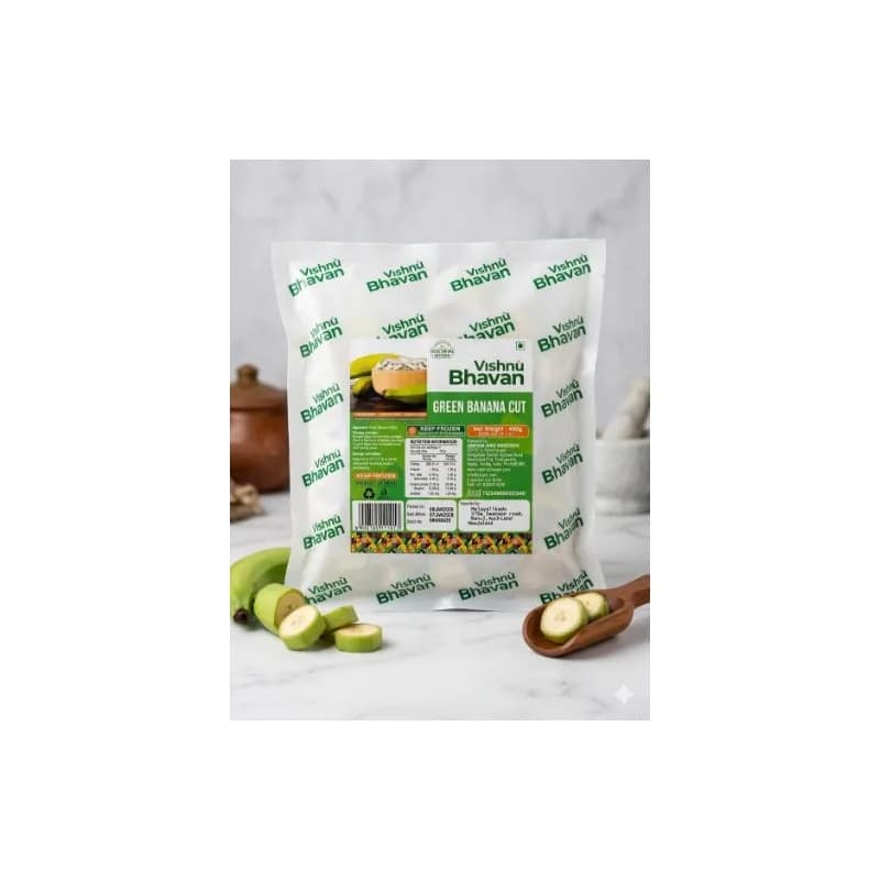 Raw banana Cut ( Vishnu Bhavan ) 400g