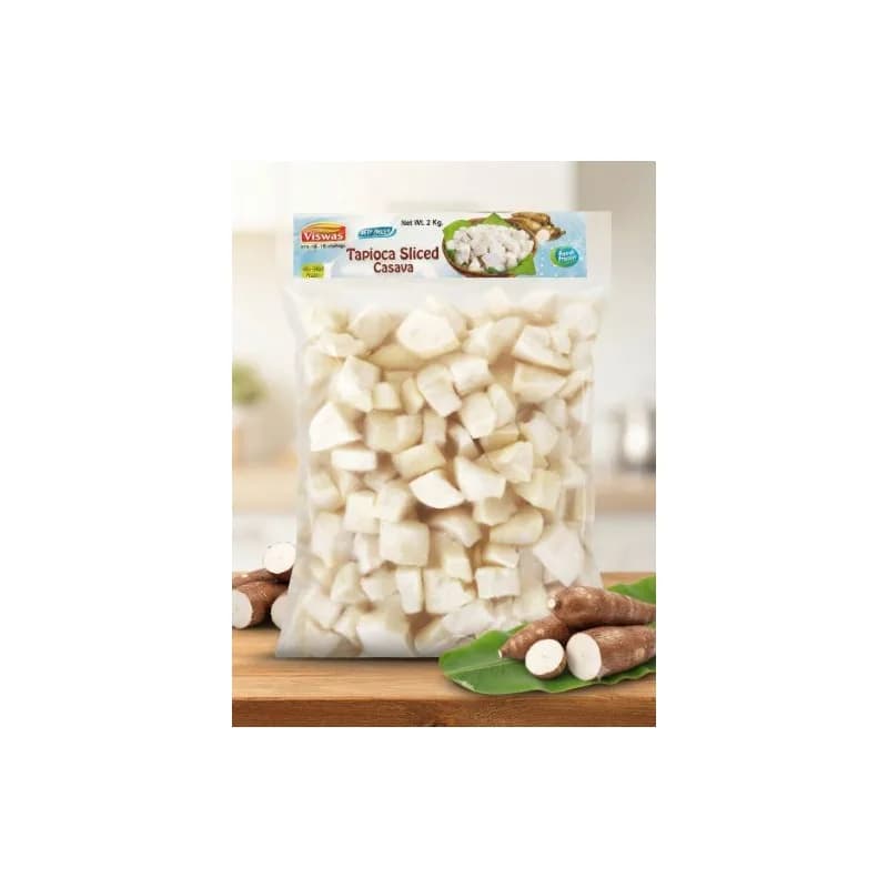 Tapioca Sliced / Kappa Sliced ( Viswas) 2 kg