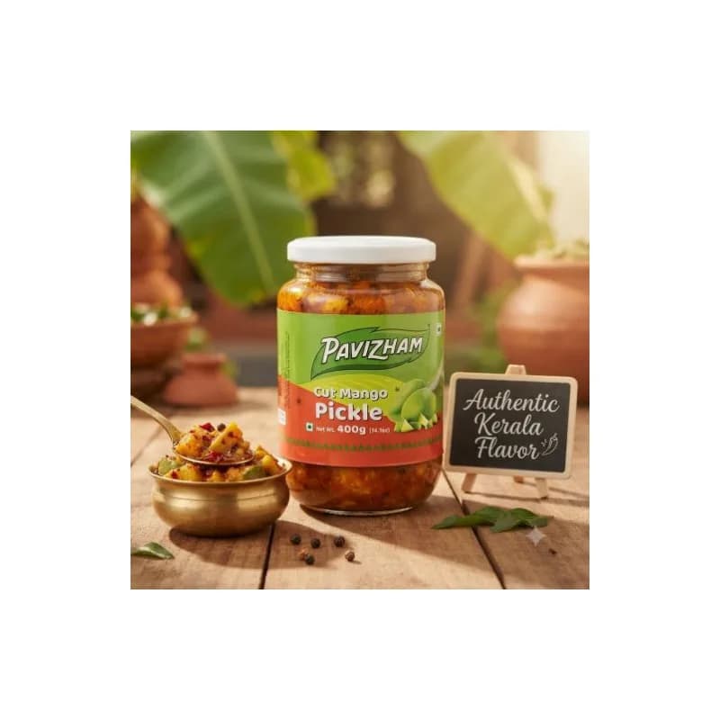 Cut Mango Pickle (Pavizham ) 400g