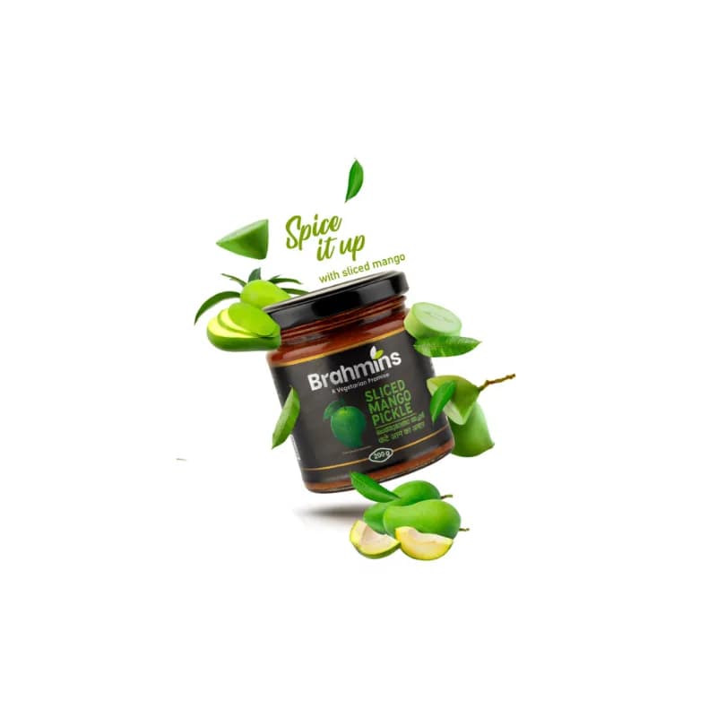 Cut Mango Pickle / Sliced Mango (Brahmins) 400 g