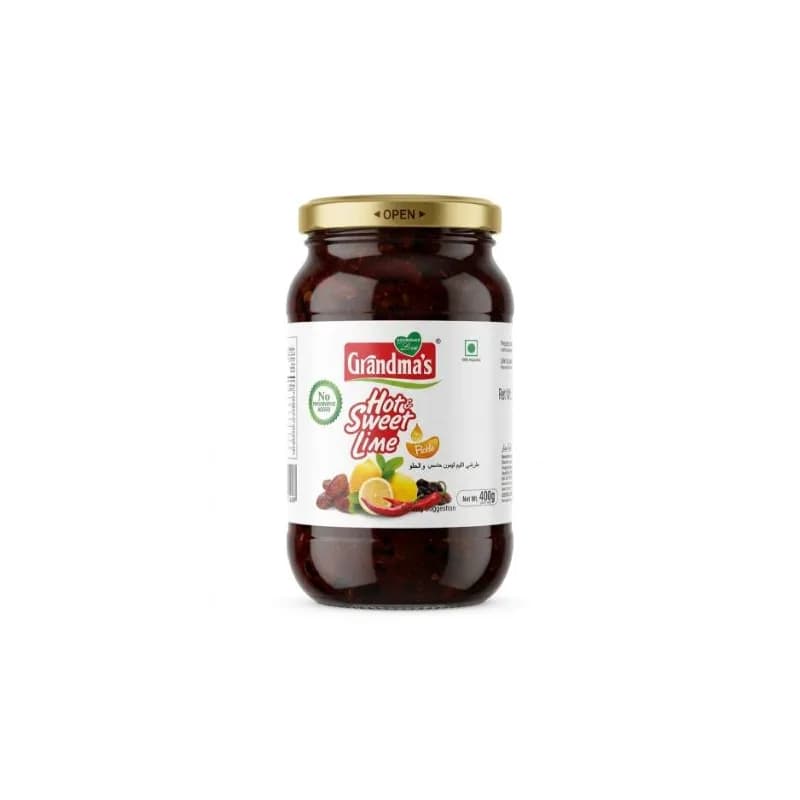 Hot & Sweet Lime Pickle (Grandma's) 400g