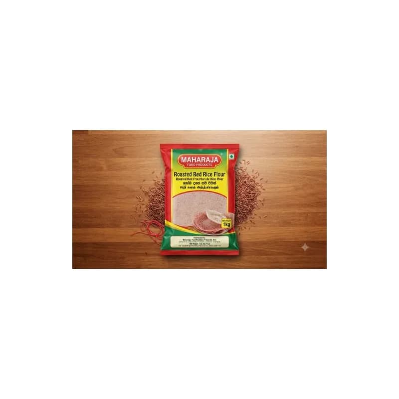 Roasted Red Rice flour ( Maharaja ) 1 kg