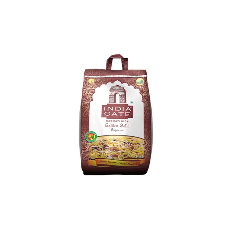 Golden Sella Basmati Rice -5KG (India Gate)