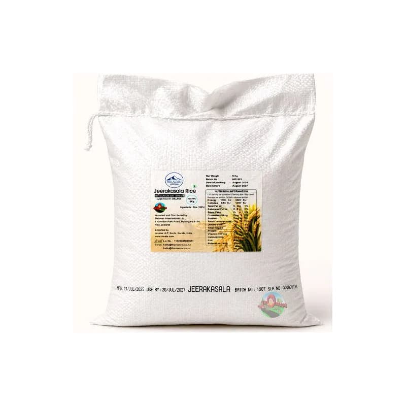 Jeerakasala Rice / Jeera Rice (Nilagiri) 5 kg