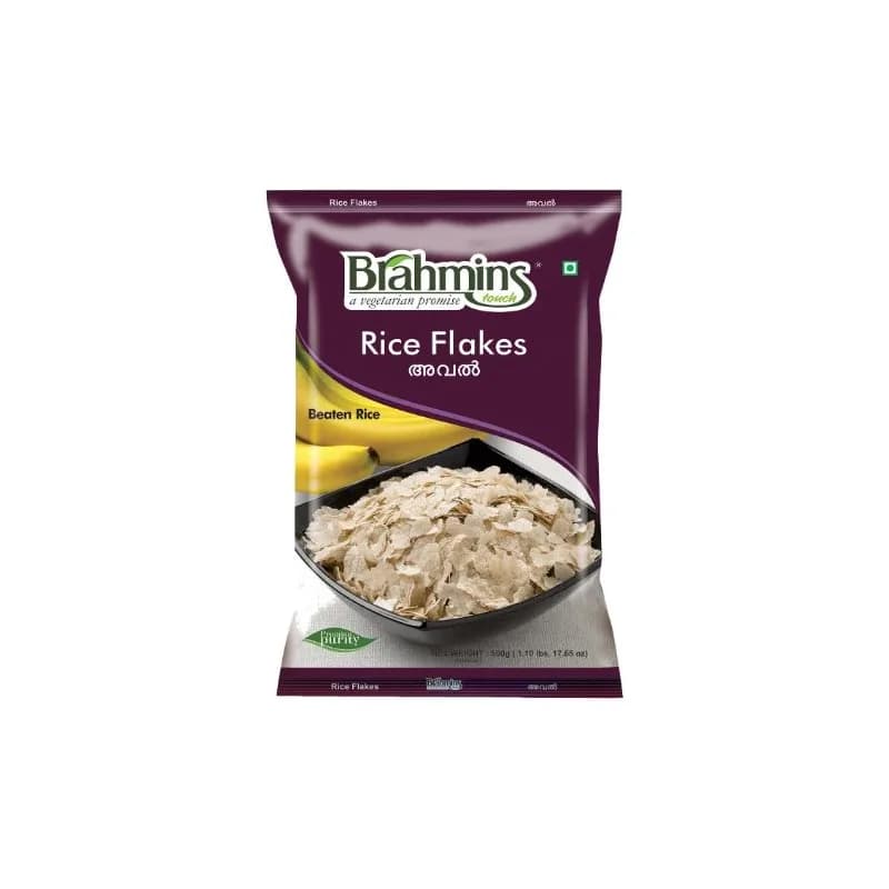 Rice Flakes / White Aval (Brahmins) 500 g