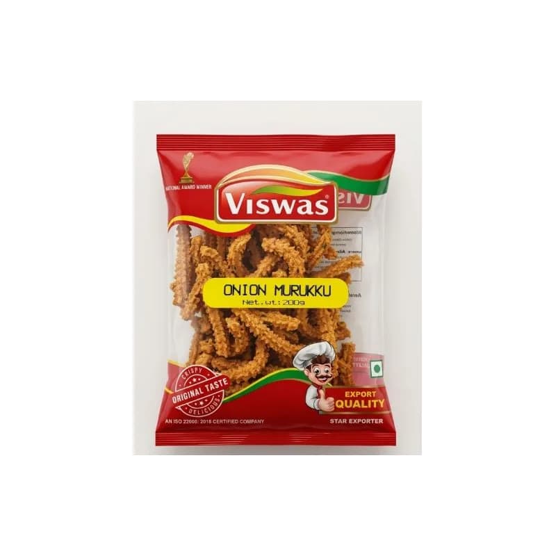 Onion Murukku (Viswas) 200g