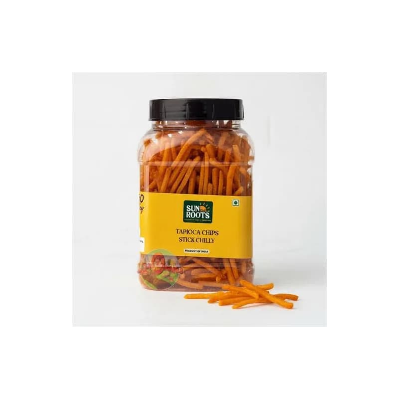 Tapioca Chips Stick Spicy (Sun Roots) 250g